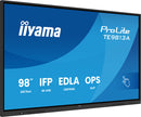 iiyama TE9813A-B1AG Écran d'affichage dynamique Écran plat interactif 2,48 m (97.5") Wifi 450 cd/m² 4K Ultra HD Noir Écran tactile Intégré dans le processeur Android 18/7