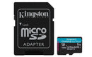 Kingston Technology Carte microSDXC Canvas Go Plus Gen4 200 Mo/s A2 U3 V30 1 To + adaptateur
