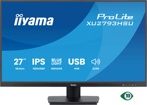iiyama ProLite XU2793HSU-B7 écran plat de PC 68,6 cm (27") 1920 x 1080 pixels Full HD LED Noir