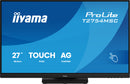 iiyama ProLite T2754MSC-B2AG écran plat de PC 68,6 cm (27") 1920 x 1080 pixels Full HD LED Écran tactile Multi-utilisateur Noir