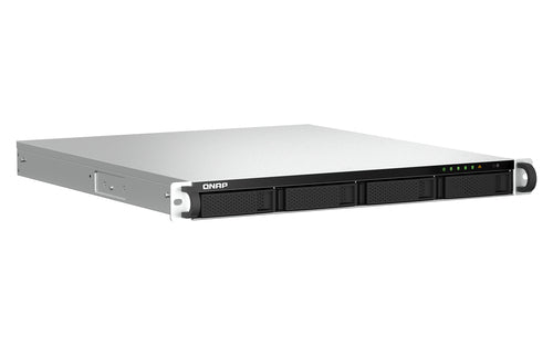 QNAP TS-464U-RP NAS Rack (1 U) Intel® Celeron® N5095 8 GB DDR4 0 TB QNAP Turbo System Aluminum, Black