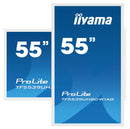 iiyama ProLite TF5539UHSC-W1AG 139,7 cm (55") 3840 x 2160 pixels 4K Ultra HD LED touchscreen pc-monitor, multi-user, wit