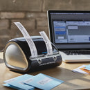 DYMO LabelWriter 450 Twin Turbo Imprimante d'étiquettes | papier thermique | 600 x 300 ppp | jusqu'à 71 étiquettes/minute | capacité : 2 rouleaux | Noir / argent