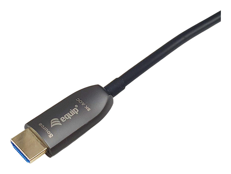 Equip 119422 HDMI 2.1 Active Optical Shielded Cable, 50m, 8K/60Hz, 4K/120Hz, 48Gbps