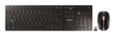 CHERRY DW 9100 SLIM clavier Souris incluse Universel RF sans fil + Bluetooth QWERTZ Allemand Noir
