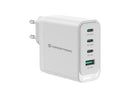 Conceptronic ALTHEA22W100 chargeur d'appareils mobiles Universel Blanc Secteur Charge rapide Intérieure