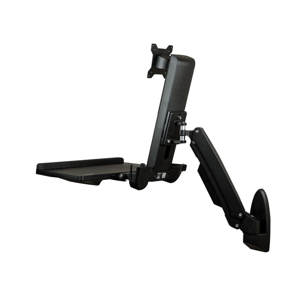 StarTech.com Wall-Mounted Standing Desk Mount for Monitor, Keyboard, and Mouse