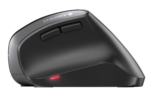 CHERRY MW 4500 Souris ergonomique sans fil, pour droitiers, inclinée à 45°, noir, USB