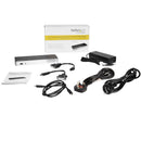 StarTech.com Station d'Accueil USB C Double Écran avec PD 60W pour PC Portables Windows - Dock USB C vers HDMI / DVI - Dock USB 3.1 Gen 1 Type C avec Chargement - Compatible TB3