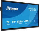 iiyama TE7515A-B1AG Dynamisch display Interactief flatpanel 190,5 cm (75") Wifi 550 cd/m² 4K Ultra HD Zwart Touchscreen Geïntegreerde Android-processor