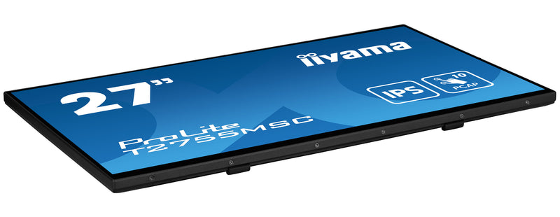 iiyama ProLite T2755MSC-B1 27" (68,6 cm) PC-flatpanelmonitor, 1920 x 1080 pixels Full HD LED-touchscreen, tafelmodel, zwart