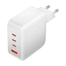 Wall charger, Vention, FEIW0-EU, 3xUSB-C, USB-A, 140W/140W/30W/18W, GaN (white)