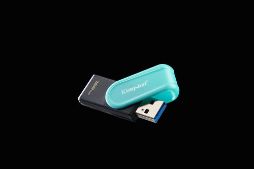 Kingston Technology DataTraveler 128GB Portable USB 3.2 Gen 1 Exodia S (Noir/Turquoise)