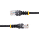 StarTech.com Câble patch UTP Cat5e de 15 m avec RJ45 moulé noir - Cordon de connexion de 15 m