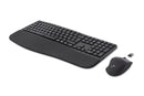 HP 680 Comfort Dual-Mode Keyboard and Mouse Combo clavier Souris incluse Maison RF sans fil + Bluetooth AZERTY Belge Noir