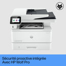 HP LaserJet Pro 4102dw Wireless Multifunction Black and White Printer, Copier, Scanner; Duplex