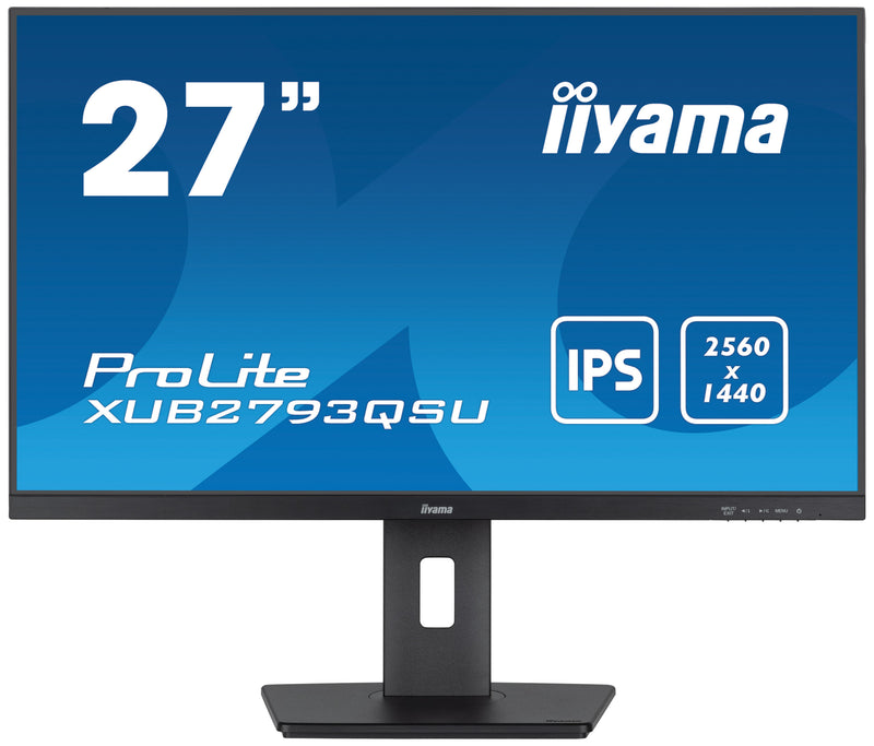 iiyama XUB2793QSU-B7 écran plat de PC 68,6 cm (27") 2560 x 1440 pixels Quad HD LED Noir