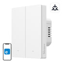 SONOFF M5-2C-80W WiFi Matter smart wall switch (2-channel, for frame)