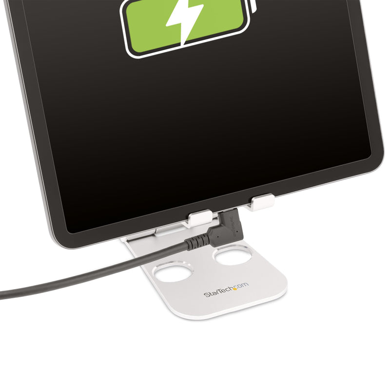 StarTech.com Câble USB-C de 50cm, Coudé à Droite, USB 10Gbps, 100W (5A) Power Delivery, 8K 60Hz/4K 144Hz DP Alt Mode, Cordon USB C Robuste - Compatible Thunderbolt