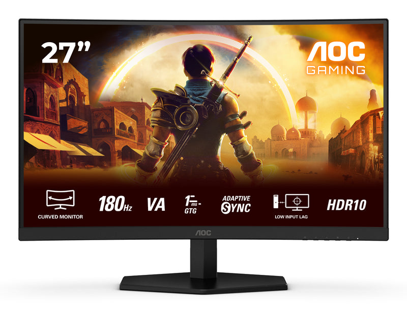 AOC G4 C27G42E écran plat de PC 68,6 cm (27") 1920 x 1080 pixels Full HD LED Noir, Rouge
