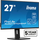 iiyama ProLite XUB2797UHSNP-B1 écran plat de PC 68,6 cm (27") 3840 x 2160 pixels 4K Ultra HD LED Noir