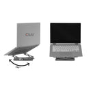 CLUB3D Support réglable en aluminium pour ordinateur portable avec hub USB-C®