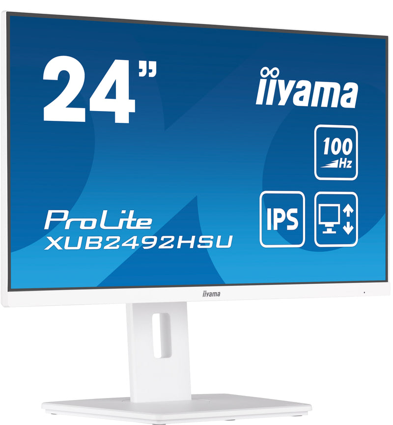 iiyama XUB2492HSU-W6 platte PC-monitor 60,5 cm (23,8") 1920 x 1080 pixels Full HD LED Wit