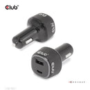 CLUB3D CAC-1922 chargeur d'appareils mobiles Ordinateur portable Noir Allume-cigare Auto