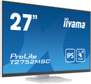 iiyama ProLite T2752MSC-W1 27" (68,6 cm) PC-flatscreenmonitor, 1920 x 1080 pixels Full HD LED-touchscreen, wit