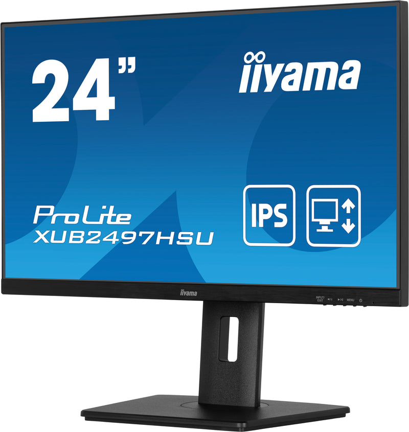 iiyama XUB2497HSU-B2 écran plat de PC 60,5 cm (23.8") 1920 x 1080 pixels Full HD LED Noir