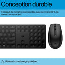 HP Ensemble clavier et souris sans fil 655