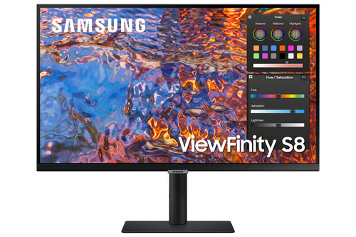 Samsung S80PB 32" (81.3 cm) Flat Panel PC Monitor, 3840 x 2160 pixels, 4K Ultra HD LED, Black