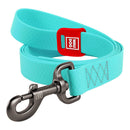WAUDOG waterdichte lichtgevende hondenriem 25 mm breed, 183 cm lang turquoise