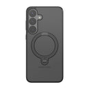 Torras Ostand Spin Series telefoonhoesje voor Samsung S25+ (zwart)