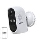 Outdoor IP camera with solar panel ZOSI C1Pro WiFi 3MP IP66