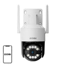 ZOSI C296 WiFi 8MP dual Pan Tilt IP66 outdoor camera + 32GB microSD card