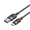 USB 2.0 A to USB-C 3A cable Vention CTNBF 1 M (black)