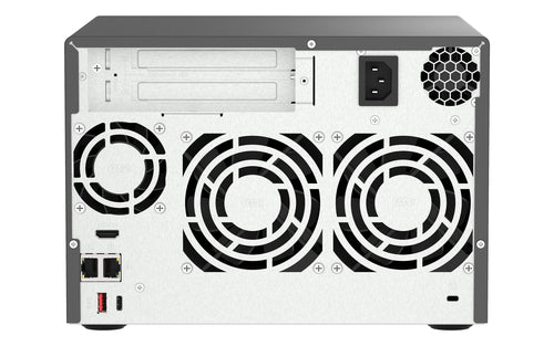 QNAP TVS-H674 NAS Tower Intel® Core™ i5 i5-12400 32 GB DDR4 0 TB QuTS hero Black