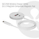 CLUB3D CAC-3026 chargeur d'appareils mobiles Téléphone portable, Smartphone, Smartwatch, téléphone Blanc USB Recharge sans fil Charge rapide Intérieure