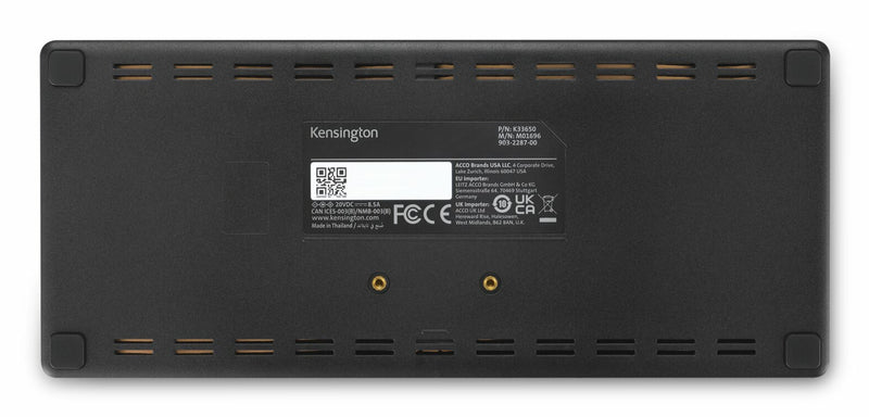 Kensington SD4781P EQ Station d’accueil USB‑C et USB‑A avec deux sorties vidéo 4K