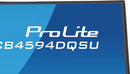 iiyama ProLite XCB4594DQSU-B1 écran plat de PC 113 cm (44.5") 5120 x 1440 pixels Dual QHD LED Noir