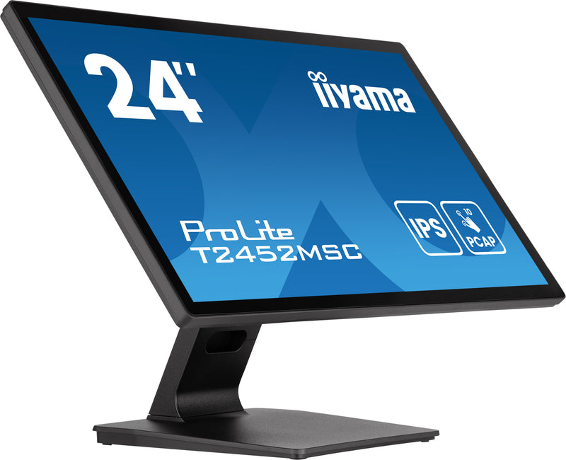 iiyama ProLite T2452MSC-B1AG écran plat de PC 60,5 cm (23.8") 1920 x 1080 pixels Full HD LED Écran tactile Noir
