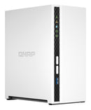 QNAP TS-233 serveur de stockage NAS Tower ARM Cortex-A55 2 Go 0 To QNAP QTS Blanc