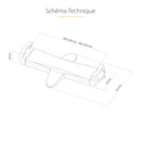 StarTech.com Adaptateur de Montage VESA pour Tablettes de 7,9 à 12,5" - Jusqu'à 2kg - Support Tablette Antivol Motif VESA 75x75/100x100 - Pince de Montage VESA - Socle/Fixation pour Tablette Sécurisé, Noir