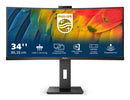 Philips 5000 series 34B1U5600CH/00 LED display 86,4 cm (34") 3440 x 1440 pixels Wide Quad HD LCD Noir