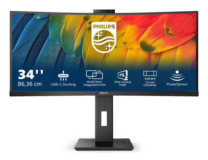 Philips 5000 series 34B1U5600CH/00 LED display 86,4 cm (34") 3440 x 1440 pixels Wide Quad HD LCD Noir