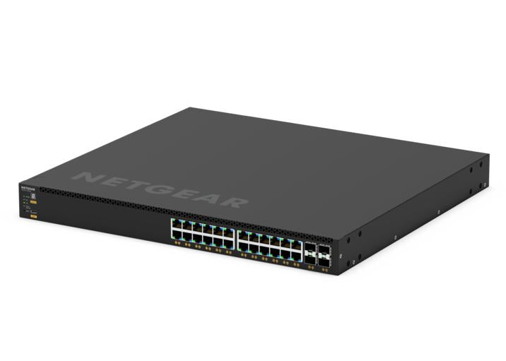 NETGEAR GSM4328-100AJS Managed L3 Gigabit Ethernet (10/100/1000) Ethernet Connection, Supports Power over Ethernet (PoE) 1U Black