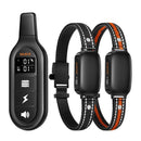 RojecoPD521 1000m Dog Training Collar with 2 collars (black)