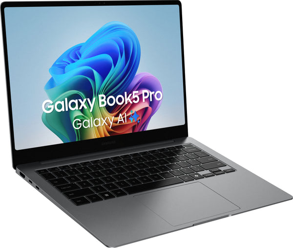 Samsung Galaxy Book5 Pro Intel Core Ultra 7 256V Ordinateur portable 35,6 cm (14") Écran tactile WQXGA+ 16 Go LPDDR5x-SDRAM 512 Go SSD Wi-Fi 7 (802.11be) Windows 11 Home Gris