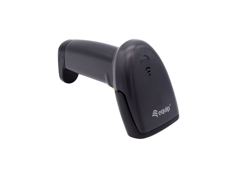 Equip 351020 Barcode Scanner, Portable 1D LED Barcode Scanner, Black